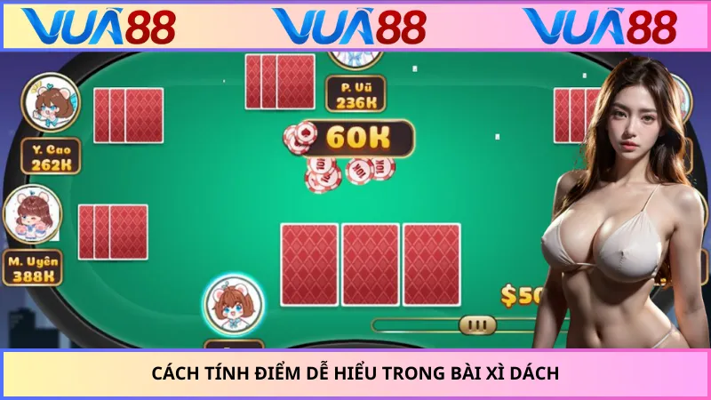 Cách tính điểm dễ hiểu trong bài xì dách
