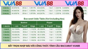 Bắt Trọn Nhịp Bài Với Công Thức Tính Cầu Baccarat Vua88