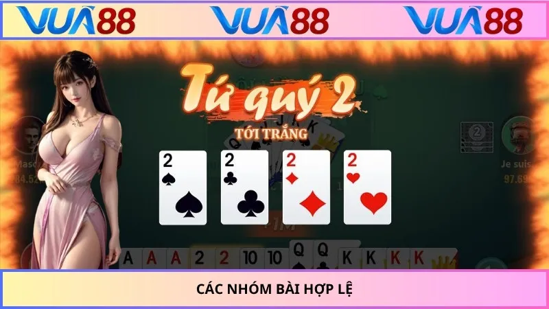 Các nhóm bài hợp lệ