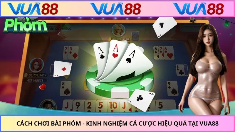 Cách chơi bài phỏm - Kinh nghiệm cá cược hiệu quả tại VUA88