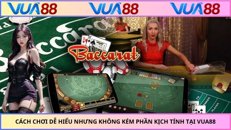 Cách chơi dễ hiểu nhưng không kém phần kịch tính tại VUA88