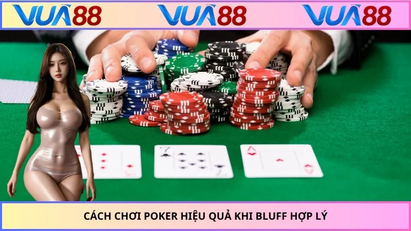 Cách chơi Poker hiệu quả khi Bluff hợp lý