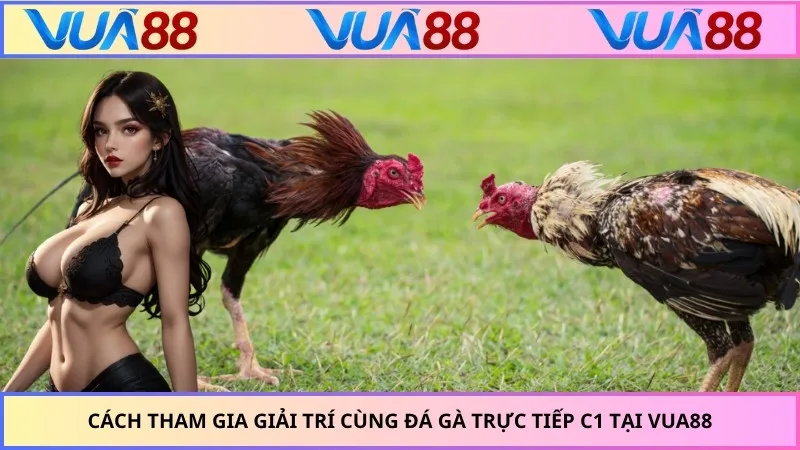 Cách tham gia giải trí cùng đá gà trực tiếp C1 tại VUA88