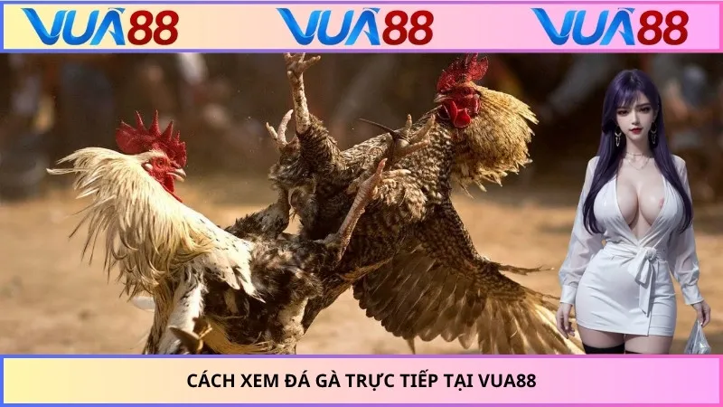 Cách xem đá gà trực tiếp tại VUA88