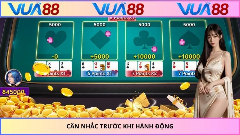 Cân nhắc trước khi hành động