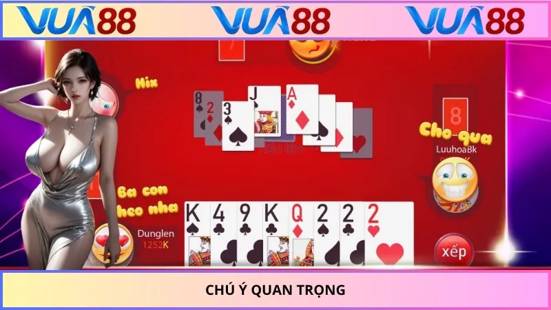 Chú ý quan trọng
