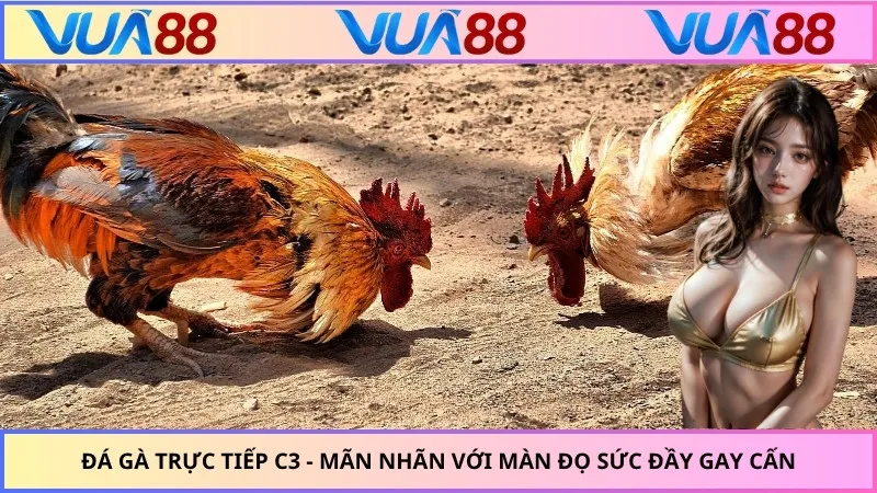Đá Gà Trực Tiếp C3 - Mãn Nhãn Với Màn Đọ Sức Đầy Gay Cấn