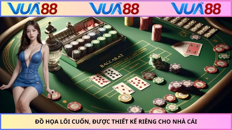 Đồ họa lôi cuốn, được thiết kế riêng cho nhà cái