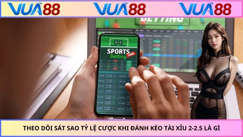 Theo dõi sát sao tỷ lệ cược khi đánh kèo tài xỉu 2-2.5 là gì