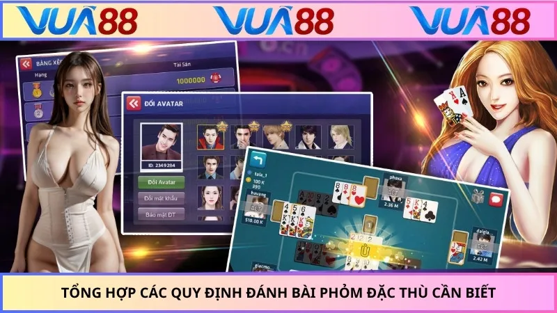 Tổng hợp các quy định đánh bài phỏm đặc thù cần biết